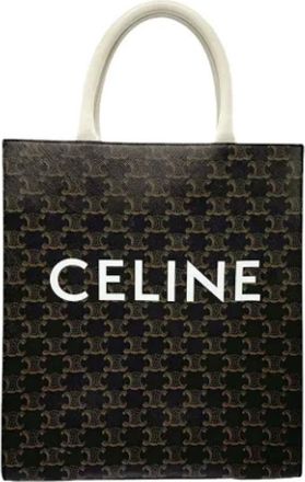 Celine Pre-owned Handbags, female, White, Size: ONE SIZE Pre-owned Canvas handbags