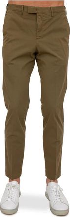 Pantaloni Torino Stijlvolle broek voor mannen - Heren - Slim Fit Broeken - Groen - XL - Katoen - Broeken