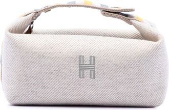 Herm&egrave;s Pre-owned Hermes Small Wool Bride A Brac Au Carre Case Ladies M4RYBF5FQAB92LKL