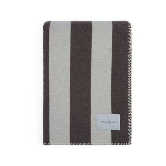 Paul & Shark Home, Heren, Veelkleurig, ONE Size, Wol, Luxe Wol Kasjmier Deken