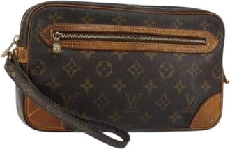 Louis Vuitton Pre-owned Clutches, female, Brown, Size: ONE SIZE Pre-owned Vintage Clutch