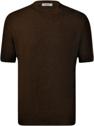 Gran Sasso Paricollo M/M - Heren - T-shirts - Bruin - M - Tops