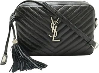 Saint Laurent Pre-owned Cross Body Bags, female, Black, Size: ONE SIZE Pre-owned Pochette Shoulder Bag