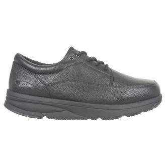 Mbt Nevada Leather Mens Low Top Trainers - Black - Size:UK 10.5