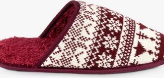 Totes Mens Totes Toasties FAIR ISLE Mens Mule Slippers Multi - Size: 11/11.5/12