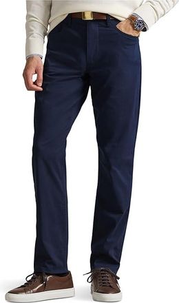 Polo Ralph Lauren Classic Fit Performance Twill Pants Mens Casual Pants Refined Navy : 38 32, Cotton/Elastane/Polyester