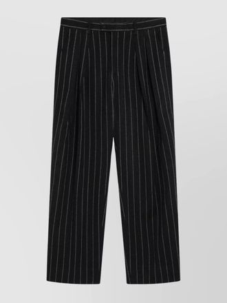 Dolce & Gabbana tailored pinstripe trousers belt loops