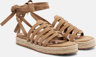 Gianvito Rossi Suede espadrille sandals