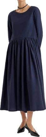 Merlette Chaouen Midi Dress In Navy