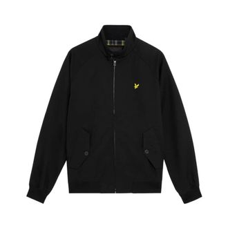Lyle & Scott Cotton Harrington Jas - Heren - Jassen - Zwart - Maat: 2XL Katoen