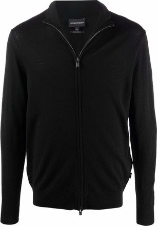Emporio Armani Wool zipped cardigan