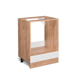 Vicco Armario Para Horno Empotrado R-line, Blanco Alto Brillo, 60 Cm Sin Encimera Vicco