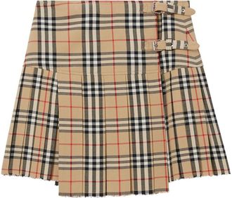 Burberry Beige Vintage Check skirt