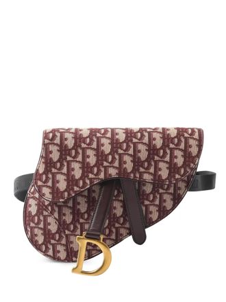 Dior Marsupio Oblique Saddle anni 2010 - Rosso