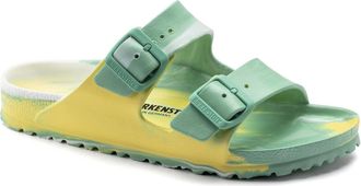 Birkenstock Womens Arizona Eva Sandals In Multi Color Jade/vibrant Yellow