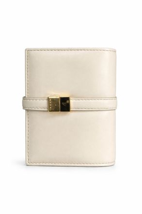 Marni Womens Prisma Billfold Leather Wallet In Lily White
