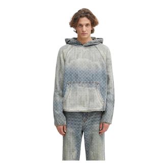 Daily Paper Clothing Heren, Sweatshirts & Hoodies, Blauw, Maat: M Denim