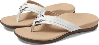 Vionic Aloe Leather Womens Shoes White : 10 M