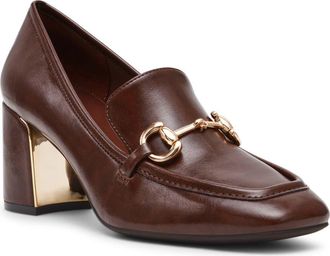 Anne Klein Tobi Bit Loafer Pump in Cognac at Nordstrom, Size 9