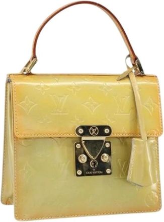 Louis Vuitton Pre-owned Handbags, female, Yellow, Size: ONE SIZE Pre-owned Vintage Hand Bag