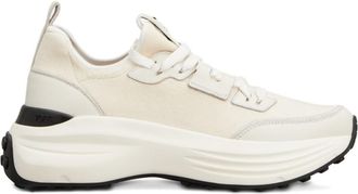 Tod's Off White Lace-up Sneakers