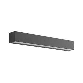 Lucande Lucande - L&aacute;mpara De Pared Led Exterior lengo En Negro Aluminio