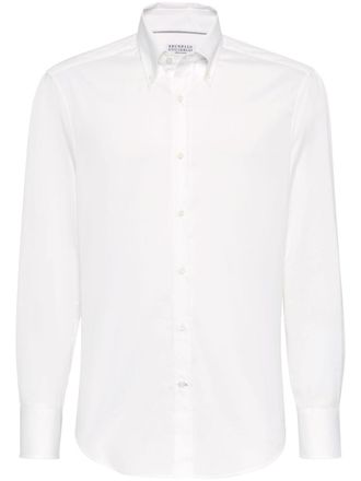 Brunello Cucinelli Camicia button-down - Bianco