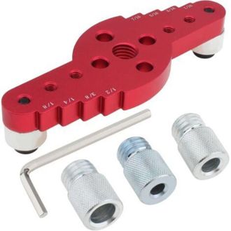 OEM Kit De Plantilla De Perforaci&oacute;n Autocentrante, Plantilla De Perforaci&oacute;n Para Carpinter&iacute;a 2 En 1, Localizador Con Marcador, Gu&iacute;a De Perforaci&oacute;n De L&iacute;ne