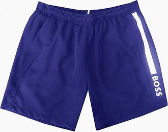 HUGO BOSS Mens Hugo Boss Mens Blue Dolphin Swim Shorts - Navy - Size: 33/32/32