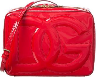 Dolce & Gabbana Dg Medium Patent Camera Bag