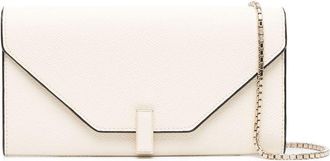 Valextra chain-strap shoulder bag - women - Calf Leather - One Size - White