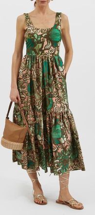 La DoubleJ Capri Dress Anemone Pink Olive at Nordstrom, Size Small