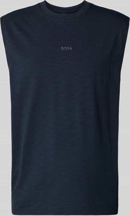 Boss Orange by Hugo Boss BOSS Orange Relaxed Fit T-Shirt aus Baumwoll-Mix Modell TE_SURF in Marine, Gr&ouml;&szlig;e XXL