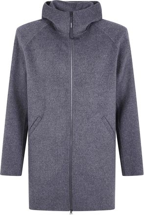 Aspesi Super Doppel Wollen Jas - Heren - Parka Jassen - Grijs - XL - Wol - Jassen