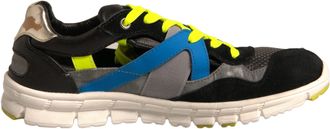 Dolce & Gabbana Multicolor Suede Low Top Sneakers Mens Shoes (Pre-Owned)