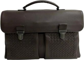 Bottega Veneta Pre-owned Handbags, female, Brown, Size: ONE SIZE Pre-owned Leather handbags