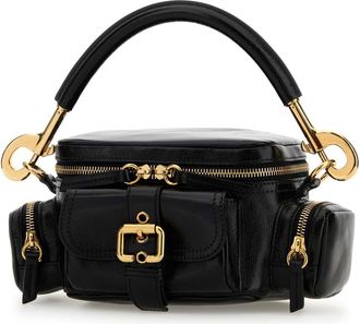 Chlo&eacute; Womens Double Shoulder Bag Black Calf