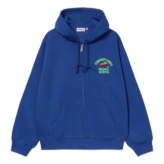 Carhartt Work in Progress Hoodies, male, Blue, L, Carhartt WIP Jumpers