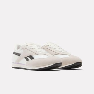 Reebok Classic Trainingsschuh REEBOK CLASSIC REEBOK WORLD 70, Damen, Gr. 42,5, wei&szlig;, lila, wei&szlig;, Leder, Synthetik, Textil, Schuhe Trainingsschuh