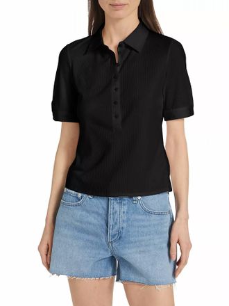 Rag & Bone Ribbed Mix Media In Black