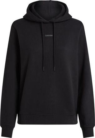 Calvin Klein Zwarte Hoodie Trui Katoen - Dames - Hoodies - Zwart - M - Katoen - Hoodies & sweatvesten