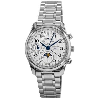 Longines Master Collection Moonphase 40mm Chronograph Steel Mens Watch L2.673.4.78.6