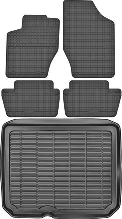 OEM Alfombrilla De Maletero Max-mat 910309 + Alfombrillas Motohobby 160101 - Citro&euml;n C4 Hatchback De 2010 A 2017. Sin Tapones