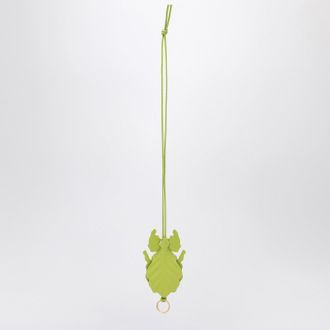 Loewe Green leaf insect-shaped keychain