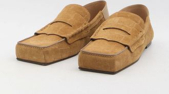 Jacquemus Womens Carre Loafers - Tan Leather - Size EU 36