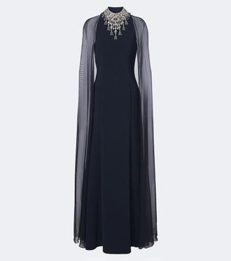 Jenny Packham Kalypto crystal-embellished gown
