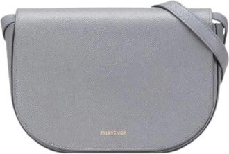 Balenciaga Pre-owned Cross Body Bags, female, Gray, Size: ONE SIZE Pre-owned Leather balenciaga-bags