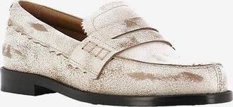Golden Goose Mokassins aus Leder im Used-Look Jerry