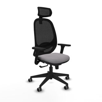 Piqueras y Crespo Silla De Oficina Piqueras Y Crespo Cilanco Negro Malla Y Cuero