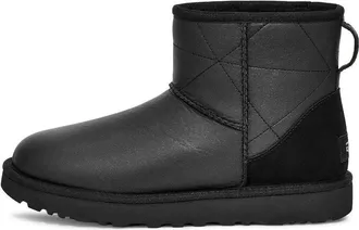 UGG (WMNS) UGG Classic Mini Pearlized Boot Black 1167313-BLK
